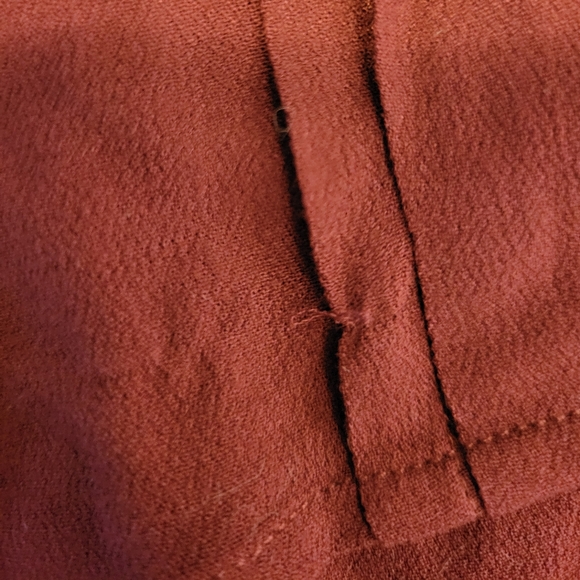 Twik Burgundy Short Sleeve Blouse - Picture 4 of 4